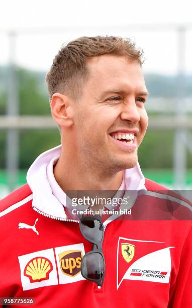 Sebastian Vettel, Scuderia Ferrari, formula 1 GP, Ungarn in Budapest,