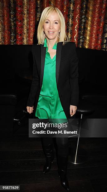 Sally Greene attends the afterparty following the press night of 'Six Degrees Of Separation', at Aqua on January 19, 2010 in London, England.