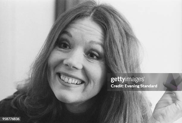 English actress Diana Rigg, UK, 3rd January 1978.