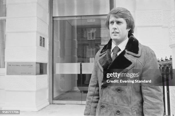 English soccer player and manager Geoff Hurst, UK, 30th January 1978.