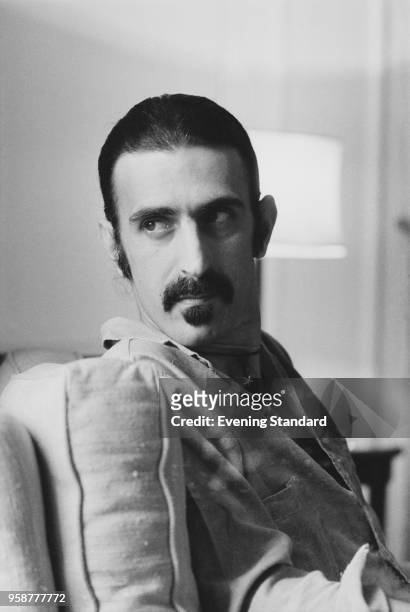 American musician, composer, activist and filmmaker Frank Zappa , UK, 31st January 1978.