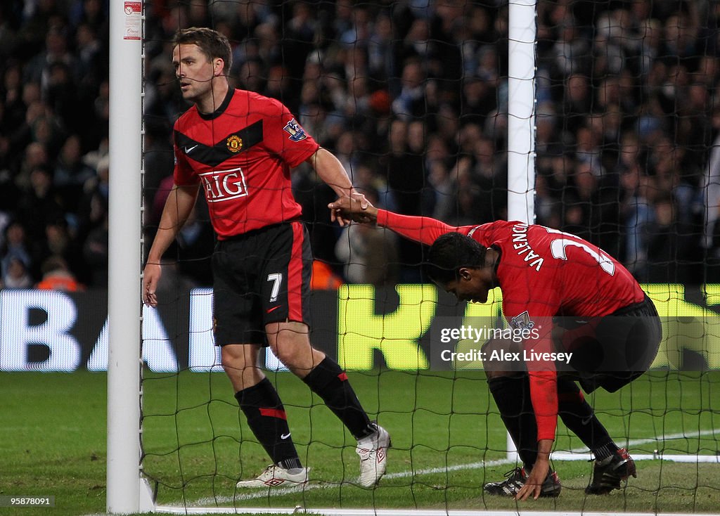 Manchester City v Manchester United - Carling Cup Semi Final