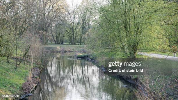 Renaturierter Fluss Dalke in Gütersloh