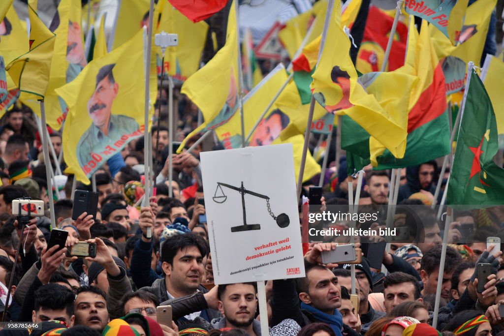 Kurdendemonstration Frankfurt