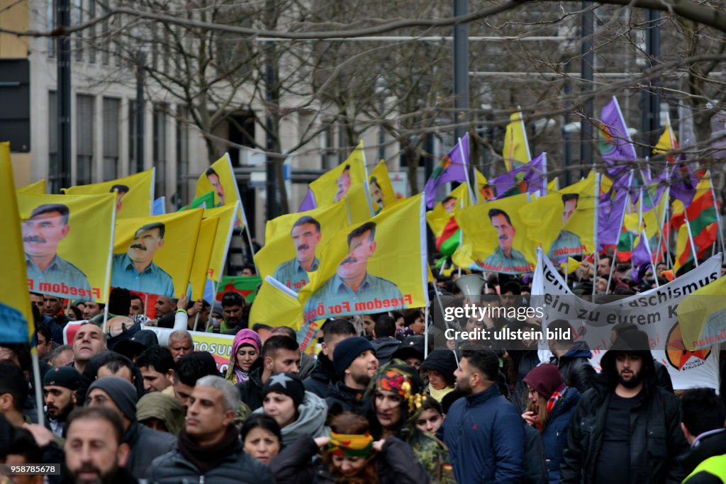Kurdendemonstration Frankfurt