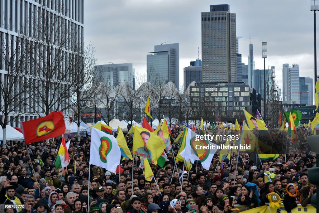 Kurdendemonstration Frankfurt