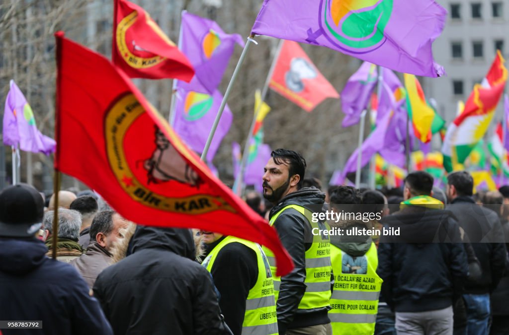 Kurdendemonstration Frankfurt