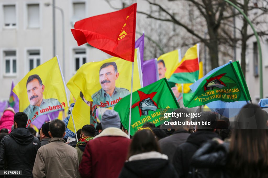Kurdendemonstration Frankfurt