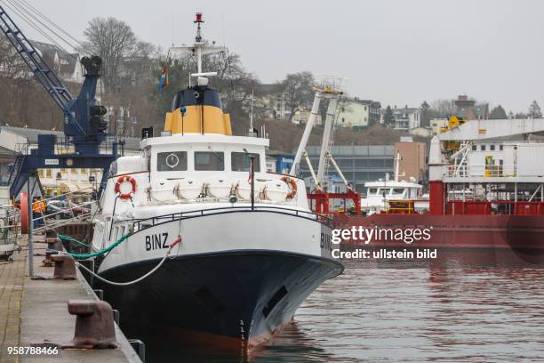 Rügen, Stadthafen Sassnitz, Deutschland, Fähre Binz Sassnitz, Germany, Habour, Hafen, Hafenanlage, Insel Rügen, Jasmund, Meckenburg Vorpommern,...