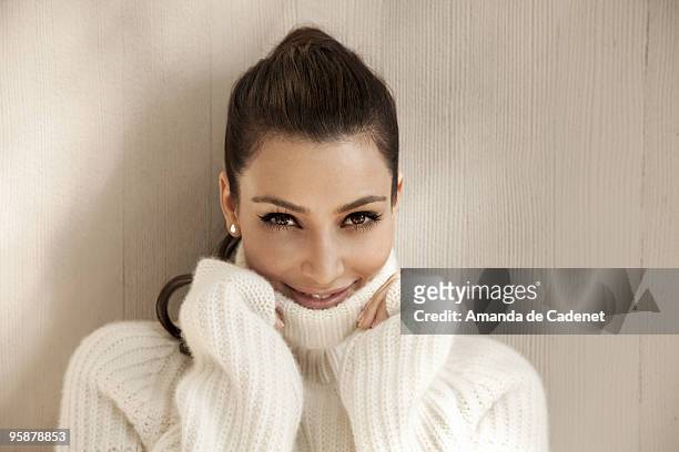 Reality TV star Kim Kardashian poses for a portrait session on September 12 Los Angeles, CA.