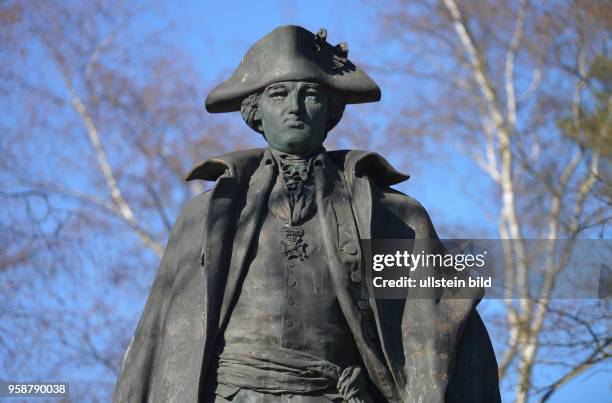 Denkmal, Friedrich Wilhelm Baron von Steuben, Clayallee, Dahlem, Berlin, Deutschland