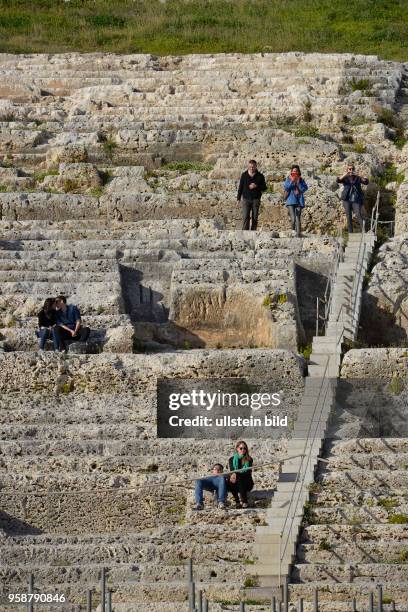 Teatro Greco, Neapolis, Syrakus, Sizilien, Italien