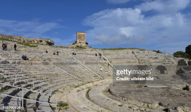 Teatro Greco, Neapolis, Syrakus, Sizilien, Italien