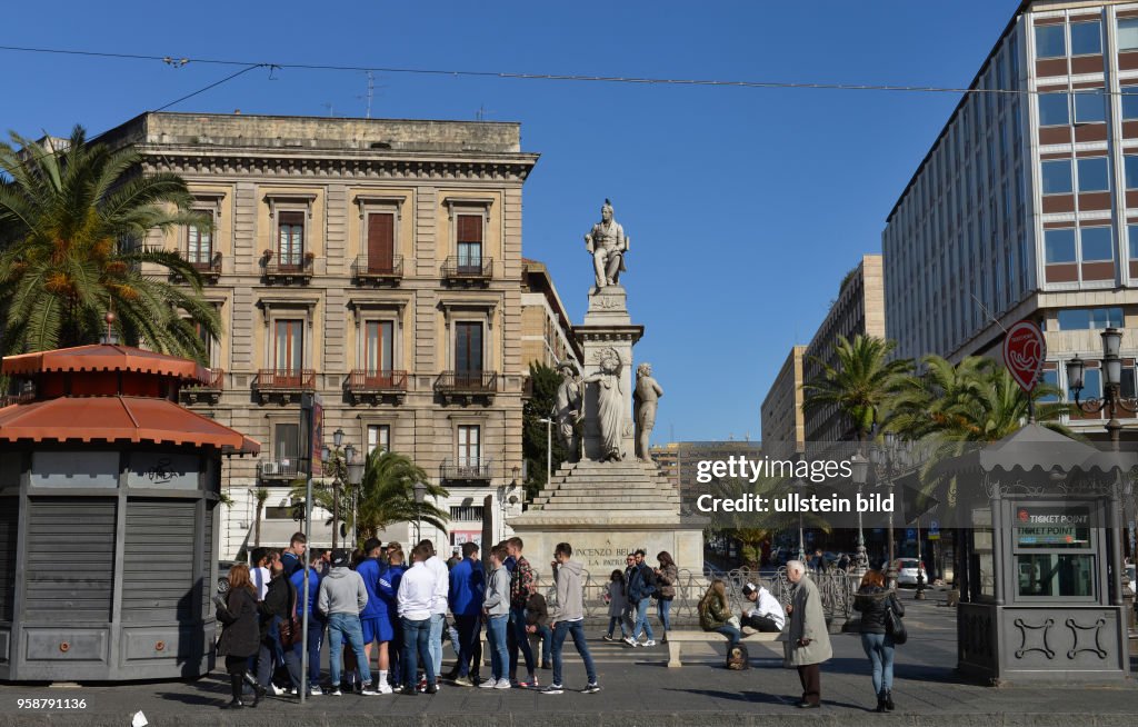 Denkmal Vincenzo Bellini Catania Sizilien Italien