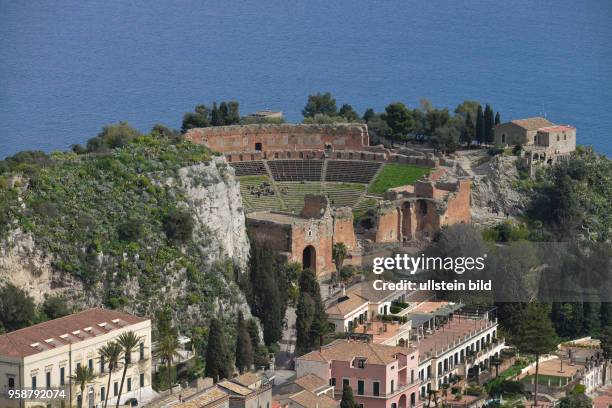 Teatro Greco, Taormina, Sizilien, Italien