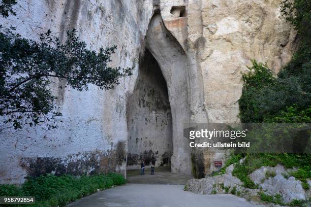 Orecchio di Dionisio, Neapolis, Syrakus, Sizilien, Italien