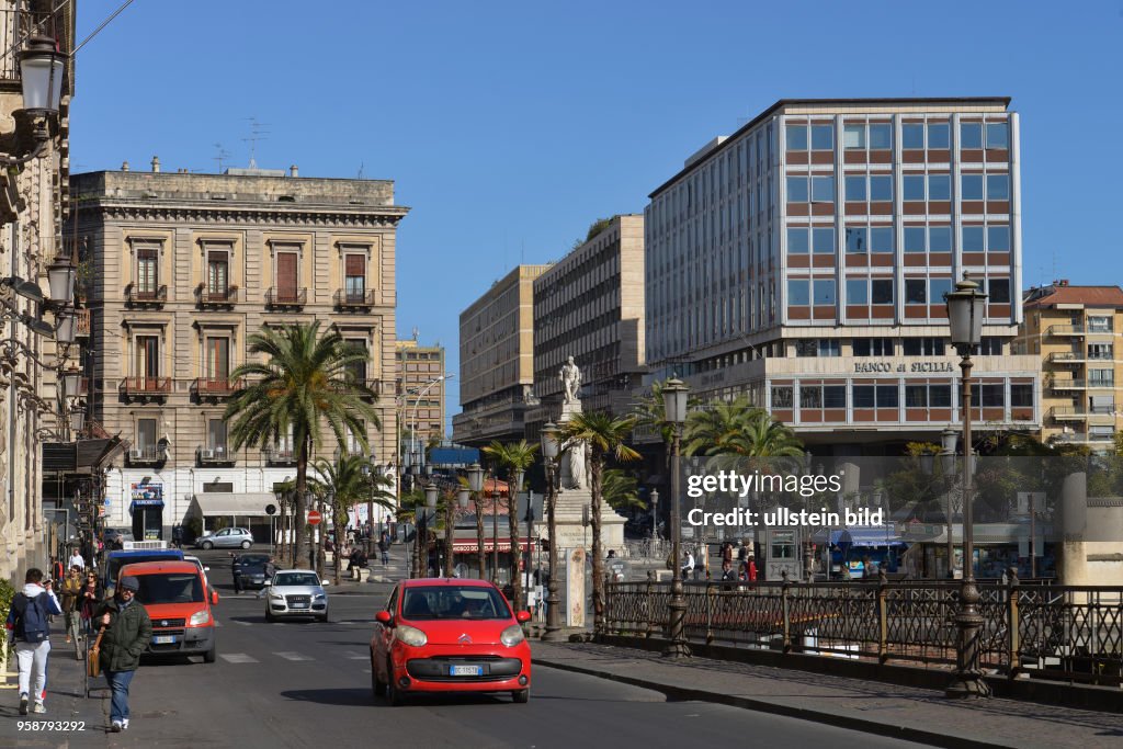 Piazza Stesicoro Catania Sizilien Italien