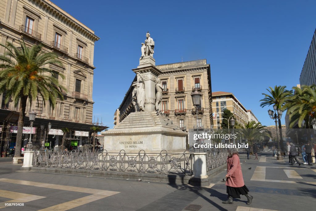 Denkmal Vincenzo Bellini Catania Sizilien Italien