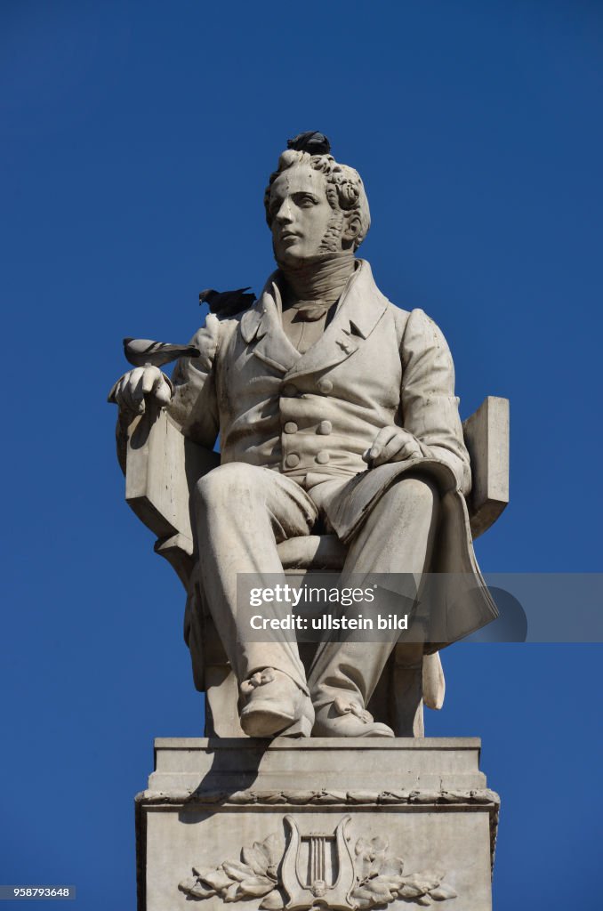 Denkmal Vincenzo Bellini Catania Sizilien Italien