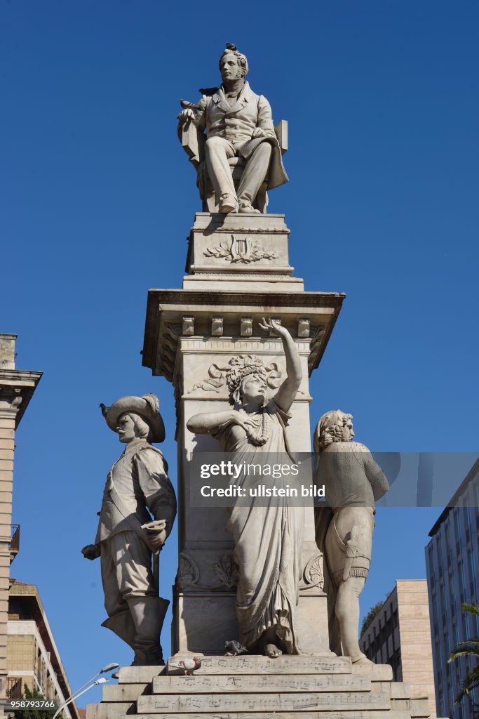 Denkmal Vincenzo Bellini Catania Sizilien Italien