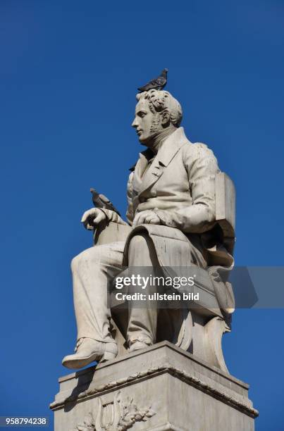 Denkmal, Vincenzo Bellini, Piazza Stesicoro, Catania, Sizilien, Italien