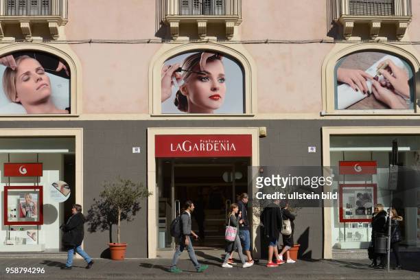 Kosmetik, Via Etna, Catania, Sizilien, Italien