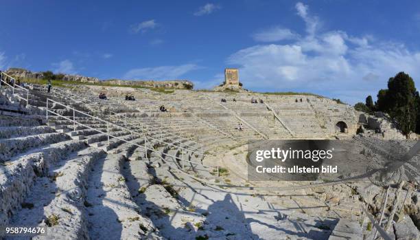 Teatro Greco, Neapolis, Syrakus, Sizilien, Italien