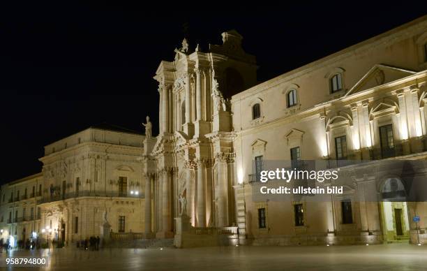 Dom, Piazzo Duomo, Syrakus, Sizilien, Italien