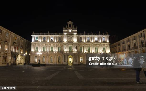 Universita Degli Studi Di Catania, Piazza Universita, Catania, Sizilein, Italien