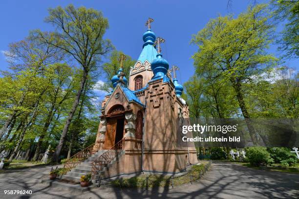 Russisch Orthodoxe Kirche, Friedhof, Wittestrasse, Tegel, Reinickendorf, Berlin, Deutschland