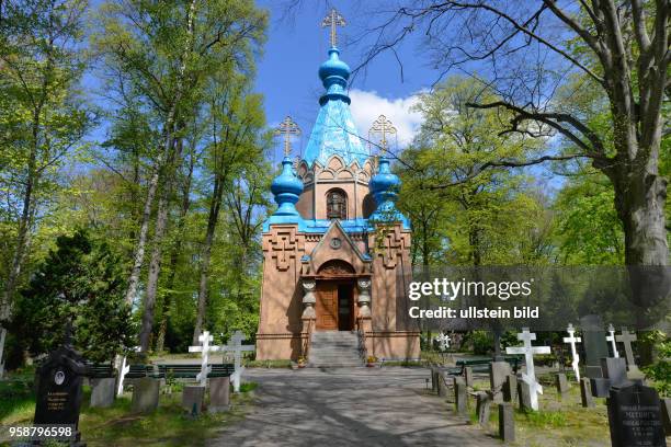 Russisch Orthodoxe Kirche, Friedhof, Wittestrasse, Tegel, Reinickendorf, Berlin, Deutschland