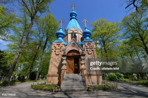 Russisch Orthodoxe Kirche, Friedhof, Wittestrasse, Tegel, Reinickendorf, Berlin, Deutschland