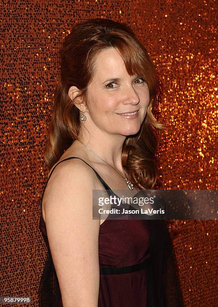 Actress Lea Thompson attends the official HBO after party for the 67th annual Golden Globe Awards at Circa 55 Restaurant at the Beverly Hilton Hotel...