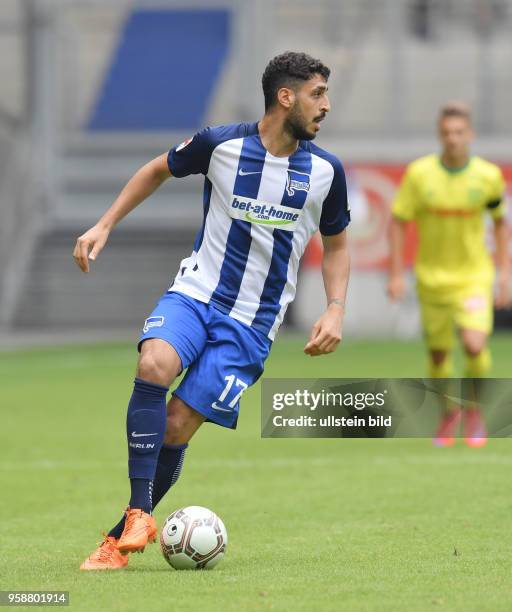 Fussball, Saison 2016/2017, Schauinsland Cup der Traditionen in Duisburg, 2. Halbfinale, Hertha BSC - FC Nantes, Tolga Cigerci