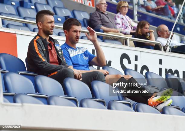 Fussball, Saison 2016/2017, Schauinsland Cup der Traditionen in Duisburg, Spiel um Platz 3, Eintracht Frankfurt - FC Nantes, Vedad Ibisevic , li.,...