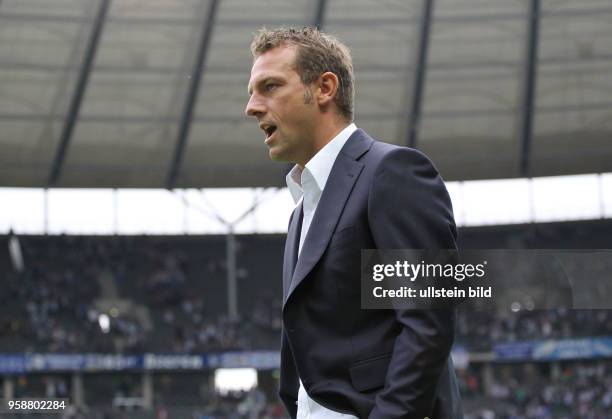 Fussball GER, 1. Bundesliga Saison 2016 2017, 3. Spieltag, Hertha BSC Berlin - FC Schalke 04 2:0, Trainer Markus Weinzierl