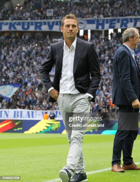 Fussball GER, 1. Bundesliga Saison 2016 2017, 3. Spieltag, Hertha BSC Berlin - FC Schalke 04, Trainer Markus Weinzierl