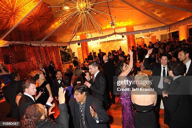General view of atmosphere at the 67th Annual Golden Globe Awards official HBO After Party held at Circa 55 Restaurant at The Beverly Hilton Hotel on...
