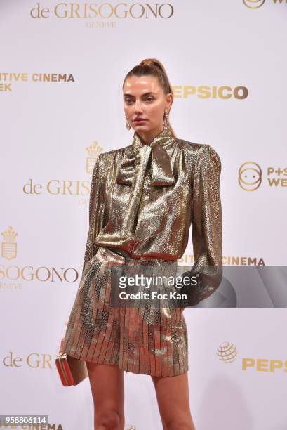 Alina Baikova attends the 8th Annual Positive Planet Gala Dinner during the 71st annual Cannes Film Festival at on May 14, 2018 in Cannes, France.