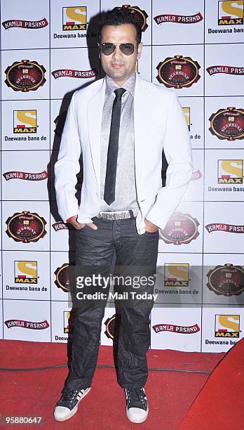 Actor Rohit Roy at the Max Stardust Awards 2010 at Bandra Kurla Complex Grounds on Sunday, January 17, 2010.