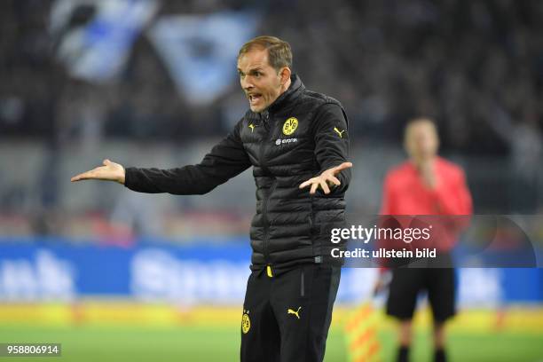 Fussball GER, 1. Bundesliga Saison 2016 2017, 7. Spieltag, Borussia Dortmund - Hertha BSC Berlin, Trainer Thomas Tuchel