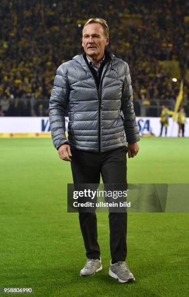 Fussball GER, 1. Bundesliga Saison 2016 2017, 7. Spieltag, Borussia Dortmund - Hertha BSC Berlin 1:1, Geschaeftsfuehrer Hans-Joachim Watzke, Hans...