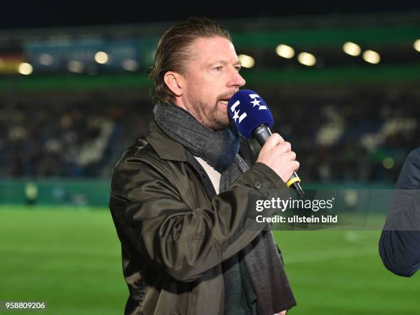 Fussball U21 Laenderspiel 2017, Deutschland 0, Eurosport TV Fussball Experte Steffen Freund