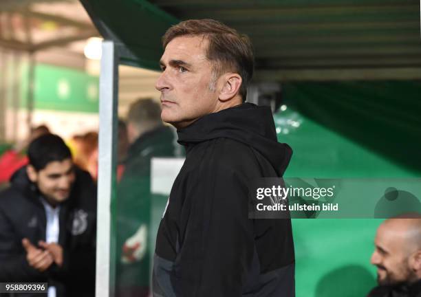 Fussball U21 Laenderspiel 2017, Deutschland 0, Trainer Stefan Kuntz