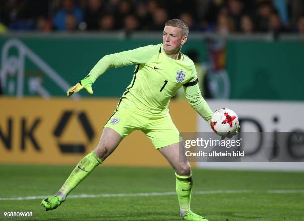 Fussball U21 Laenderspiel 2017, Deutschland 0, Torwart Jordan Pickford