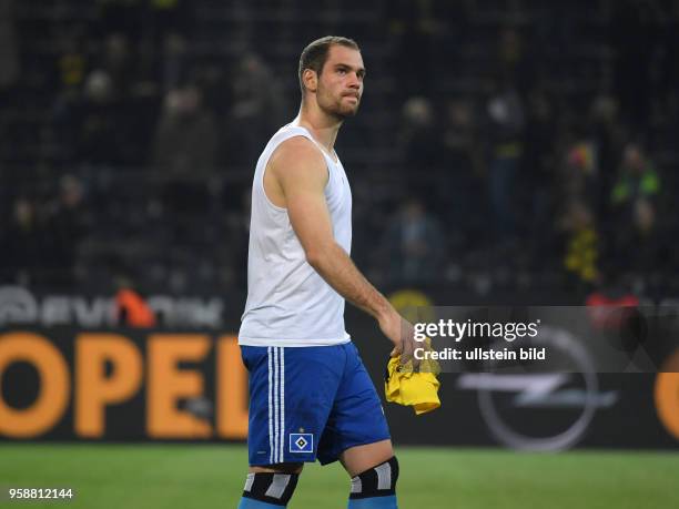 Fussball GER, 1. Bundesliga Saison 2016 2017, 27. Spieltag, Borussia Dortmund - Hamburger SV, Pierre Michel Lasogga, Pierre-Michel Lasogga