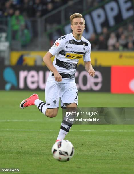Fussball GER, 1. Bundesliga Saison 2016 2017, 27. Spieltag, Borussia Moenchengladbach - Hertha BSC 1-0, Patrick Herrmann
