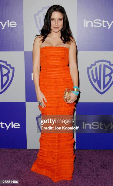 Actress Sophia Bush arrives at the Warner Brothers/InStyle Golden Globes After Party at The Beverly Hilton Hotel on January 17, 2010 in Beverly...