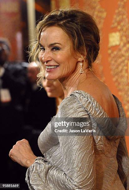 Actress Jessica Lange attends the official HBO after party for the 67th annual Golden Globe Awards at Circa 55 Restaurant at the Beverly Hilton Hotel...