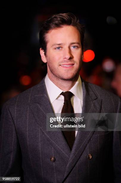 Germany/ Berlin/ Potsdamer Platz/ Berlinale/ Premiere vom Film Final Portrait, im Berlinale Palast mit: Armie Hammer